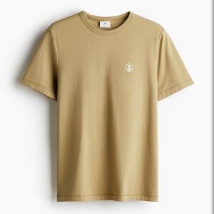 H&M Tan Short Sleeve Tee Casual Essential